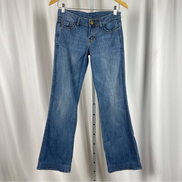Buffalo David Bitton Farrah-X Size 27 60’s 70’s Boho Flare Jeans Hippie - Picture 1 of 7